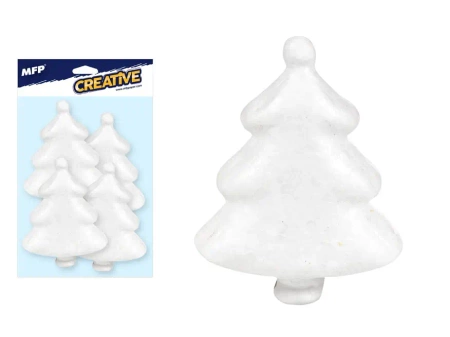 Choinka gładka 7,5cm 4 sztuki - MFP