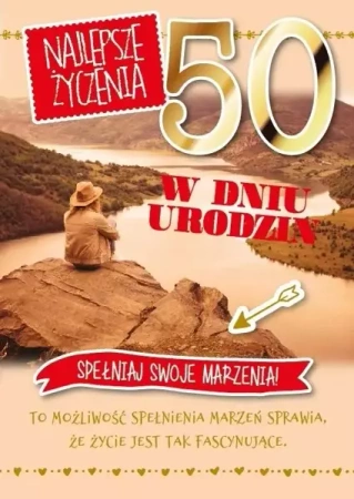 Karnet Urodziny 50 GM-651 - Armin Style