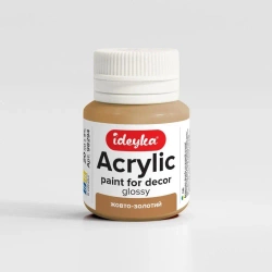 Farba akrylowa Żółto-złoty 20ml - Ideyka