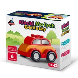 Klocki małych geniuszy Autko 6el - Askato