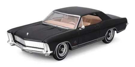 Model kompozytowy Buick Riviera 1965 1/26 czarny - Maisto