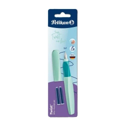 Pióro wieczne Twist Neo Mint + 2 naboje - PELIKAN