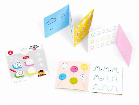 Długie rysowanki 4+ Rysuję szlaczki. Łatwe - opracowanie zbiorowe