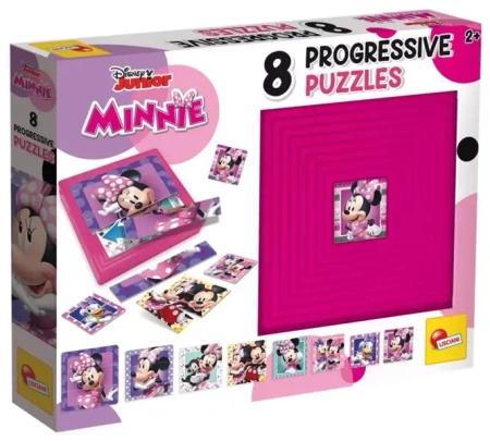 Minnie - puzzle progresywne - Lisciani