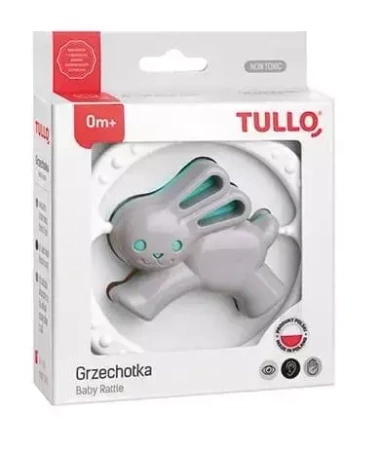 Grzechotka zając szaro-miętowy - Tullo