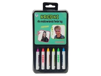 Kredki do malowania twarzy 6 kolorów - ADAR