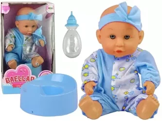 Lalka niebieska 24cm - Leantoys