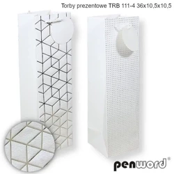 Torebka prezentowa 36x10,5x10,5cm MIX - Penword