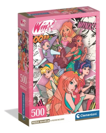 Puzzle 500 Compact Winx - Clementoni