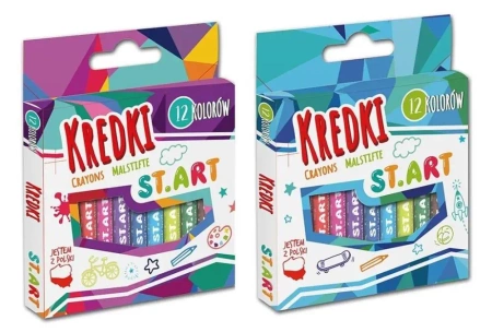 Kredki 12 kolorów St.Art - ST-MAJEWSKI