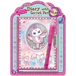 Pamiętnik z niewidzialnym długopisem Kot Baletnica - Pecoware