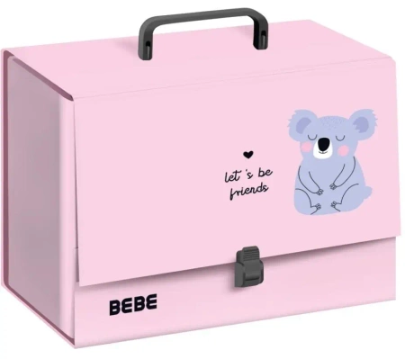 Teczka z rączką C4 10cm Bebe Kids Pastel - INTERDRUK