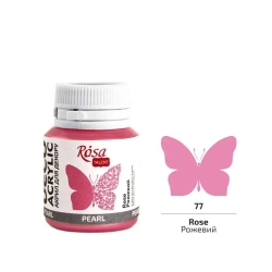 Farba akrylowa perłowa rose 77 20ml - Rosa
