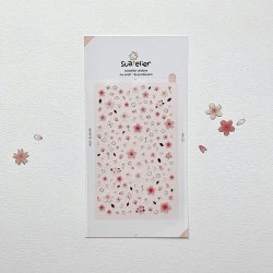 Naklejki Deco Kwiaty różowe - SuAtelier
