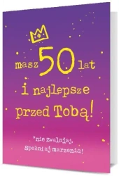 Karnet Urodziny 50 K. B6-1914 - Pan Dragon