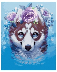 Malowanie po numerach - Szczęśliwy pies 40x50cm - Twoje Hobby