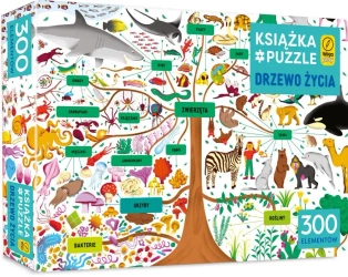 Książka i puzzle Drzewo życia 300 elementów - Alice James
