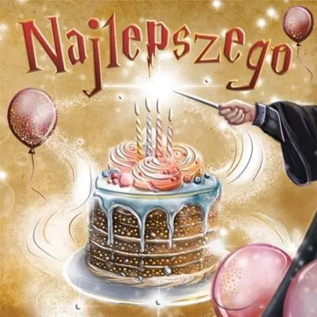 Karnet KW Urodziny Magiczny tort - Henry