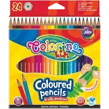 Kredki ołówkowe heksagonalne Colorino Kids 24 kolory - PATIO