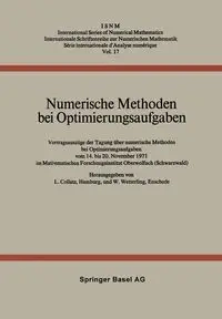 Numerische Methoden Bei Optimierungsaufgaben - Collatz L.