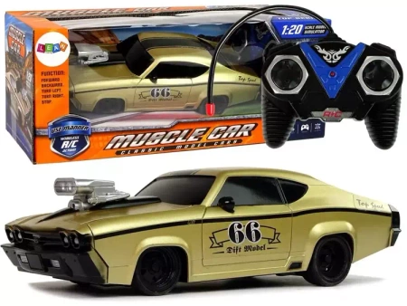 Auto sportowe zdalnie sterowane 1:20 złote - Leantoys