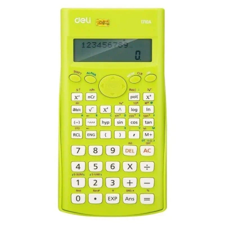 Kalkulator naukowy 12-cyfrowy zielony DELI
