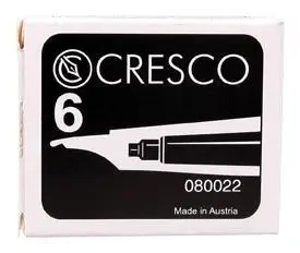 Naboje do piór czarne 6 sztuk - Cresco