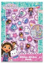 Książeczka naklejek brokat A5 8ark Koci Domek Gabi - Grafix