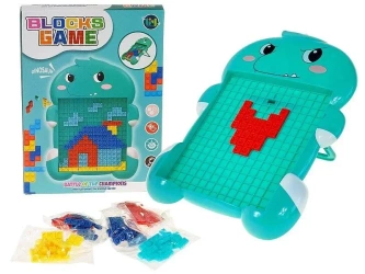 Układanka z klocków wtykanka dinozaur - ADAR