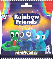 Figurka Rainbow Friends Blindbox Mysterybox saszetka Gren Blue Cyan Yellow