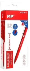 Długopis olejowy 1,0mm czerwony (12szt) - MP Main Paper