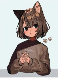 Malowanie po numerach - Shy Mimi 30x40cm - Qbee