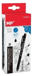 Długopis ścieralny niebieski (12szt) - MP Main Paper