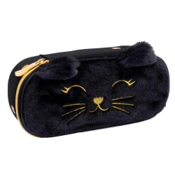 Piórnik Astrabag Fluffy Kitty Black AC6 - ASTRA papiernicze