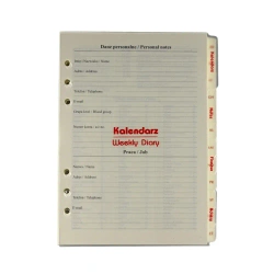 Wkład do organizera notes finanse adresy 2026 - Drops Office Collection