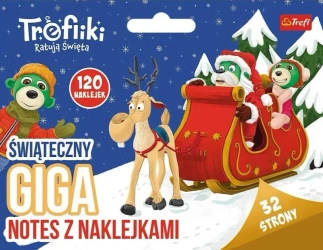 Trefiliki Ratują Święta. Świąteczny Notes z Naklejkami - Martyna Jelonek