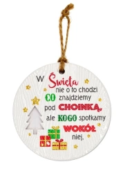 Zawieszka ceramiczna Boże Narodzenie - Kukartka