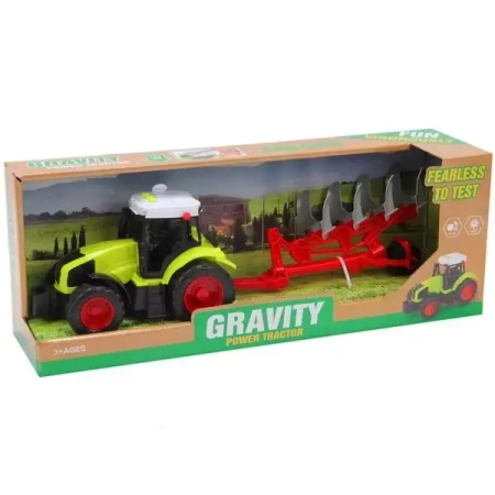 Traktor z przyczepą i dźwiękiem - Trifox