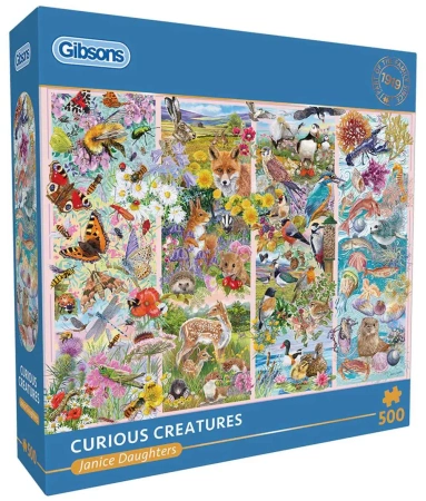 Puzzle 500 Ciekawe stworzenia - Gibsons