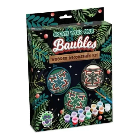 Zestaw do tworzenia obrazów z drewna - Bombki - Splat Planet