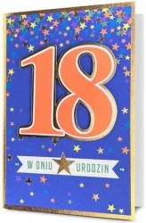 Karnet Urodziny Osiemnastka - Pan Dragon