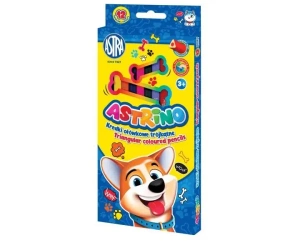 Kredki ołówkowe trójkątne 12 kolorów Astrino ASTRA - ASTRA papiernicze