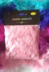 Girlanda z piór jasne różowa 2m - Galeria Hobby