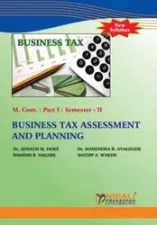 BUSINESS TAX ASSESSMENT AND PLANNING - Dr. Maruti Doke Ajinath