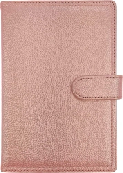 Kalendarz 2026 A5 dzienny z zapięciem hologram pudrowy - Panta Plast kalendarze