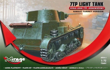Czołg Lekki Jednowieżowy 7TP Polski - Mirage Hobby