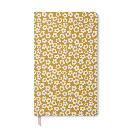 Notatnik Journal 128K linia Ochre Groovy Floral - Designworks Ink