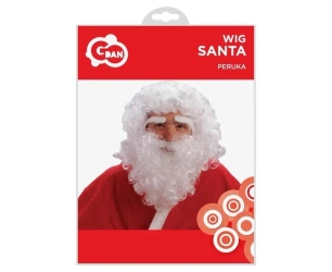 Peruka Mikołaja z brodą i brwiami - Godan