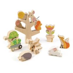 Gra zręcznościowa drewniana przyjaciele ogrodu - Tender Leaf Toys