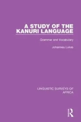 A Study of the Kanuri Language - Lukas Johannes